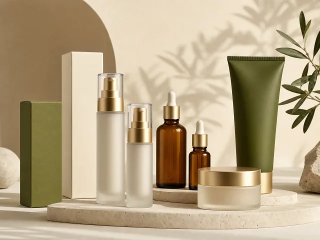 Premium private label cosmetic packaging collection