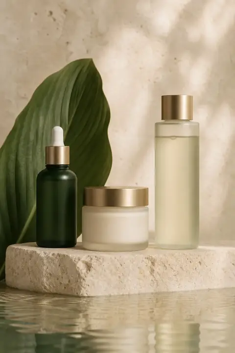 Luxury skincare formula collection