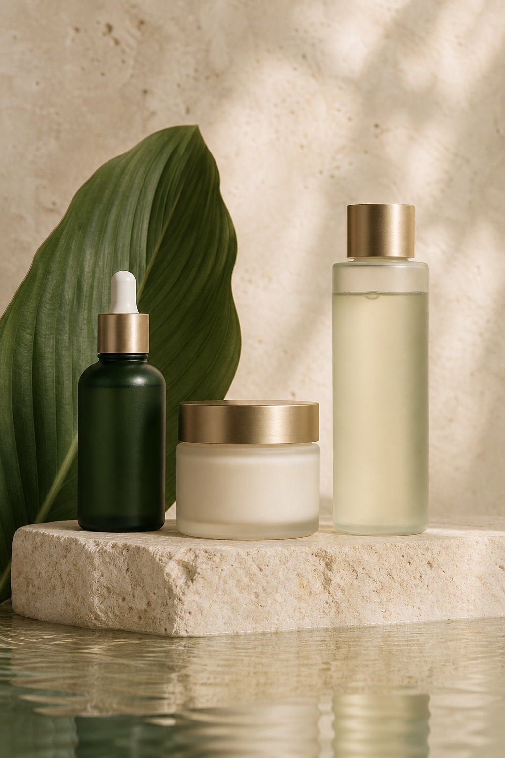 Luxury skincare formula collection